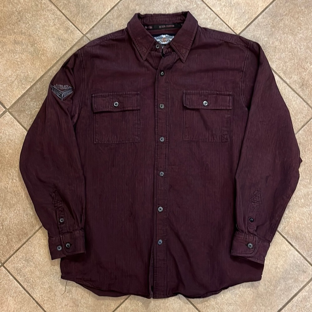 Harley Davidson Long Sleeve Shirt Size Large